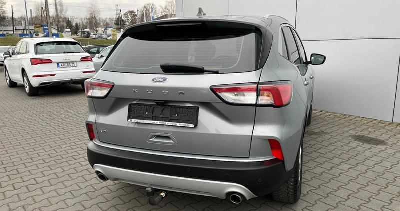 Ford Kuga cena 94900 przebieg: 169500, rok produkcji 2021 z Rybnik małe 631